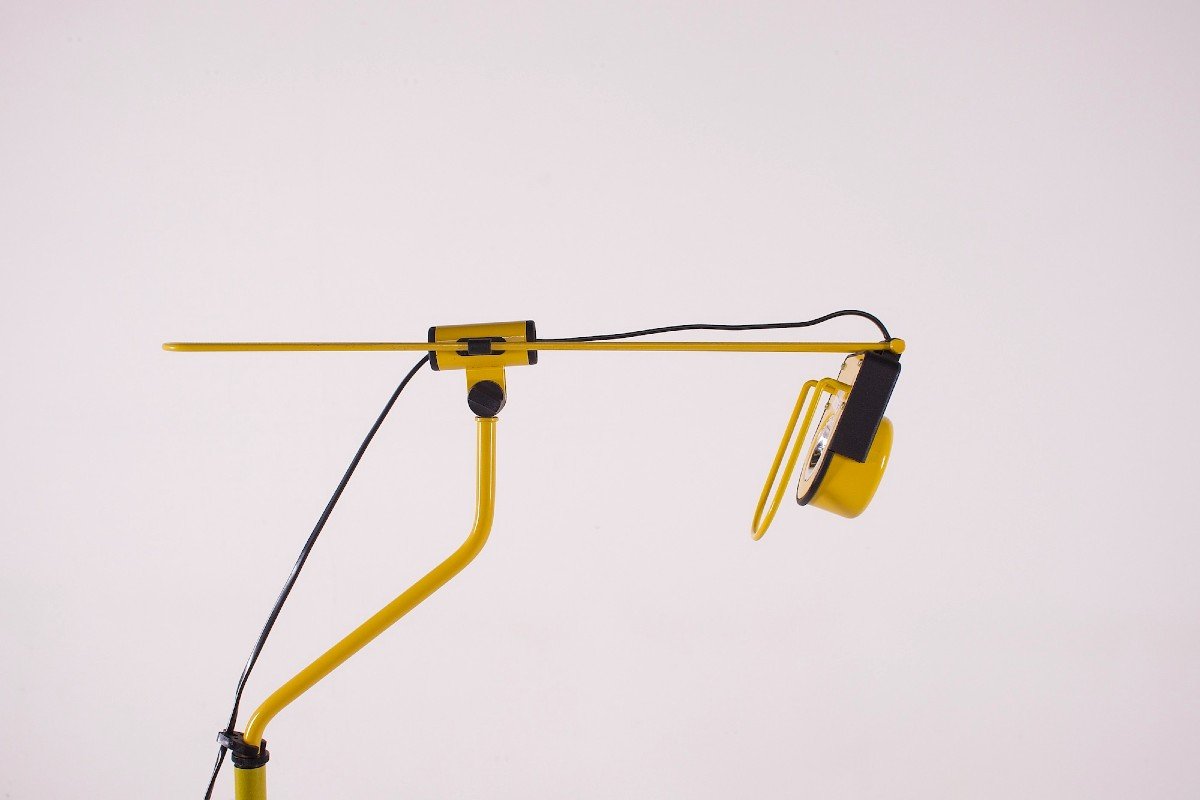 Italian Mobile Floor Lamp, 1980's-photo-4