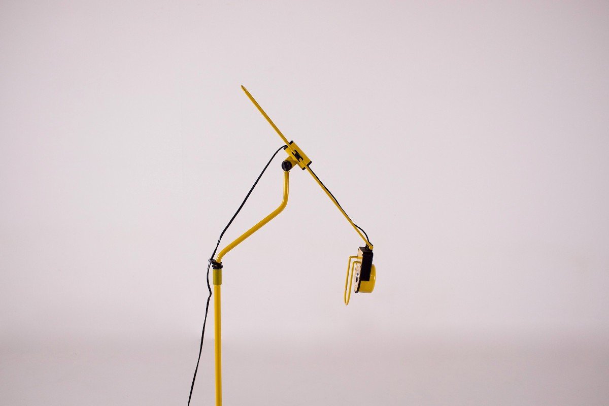 Italian Mobile Floor Lamp, 1980's-photo-6