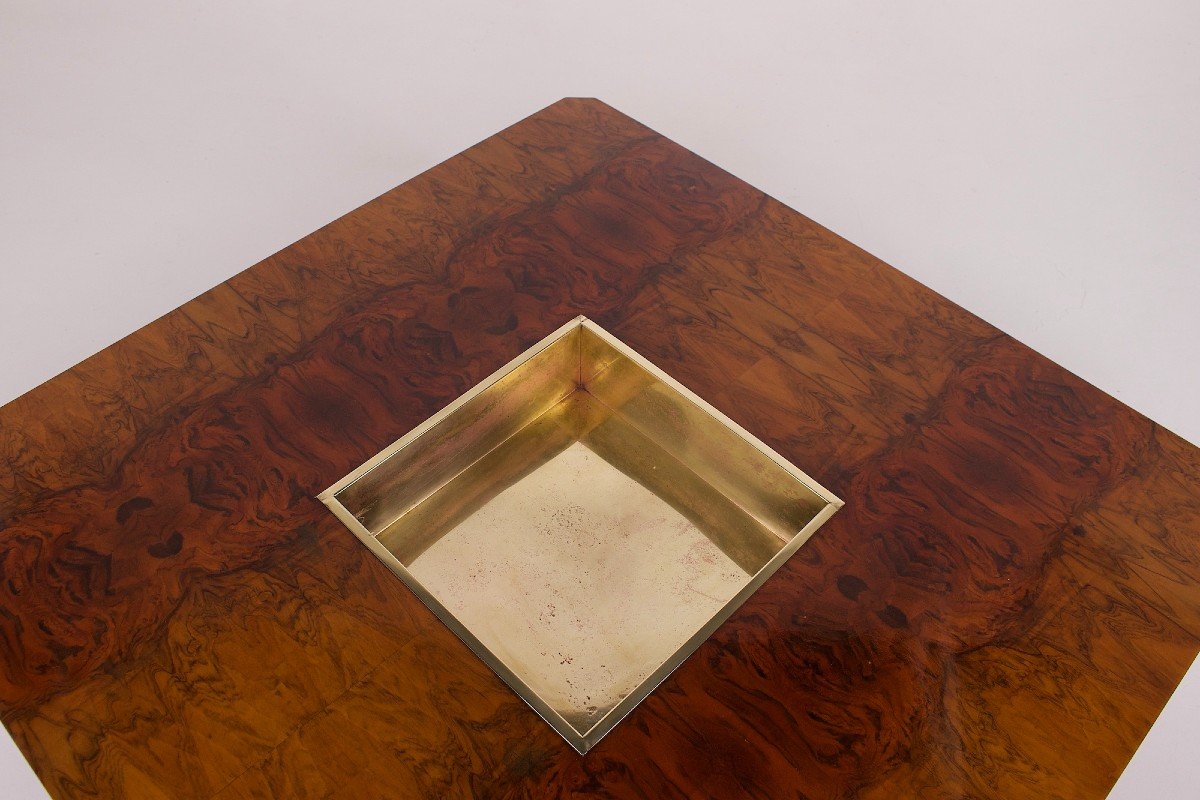 Grande Table Basse &ldquo;alveo&rdquo;, Willy Rizzo &amp; Mario Sabot.-photo-4