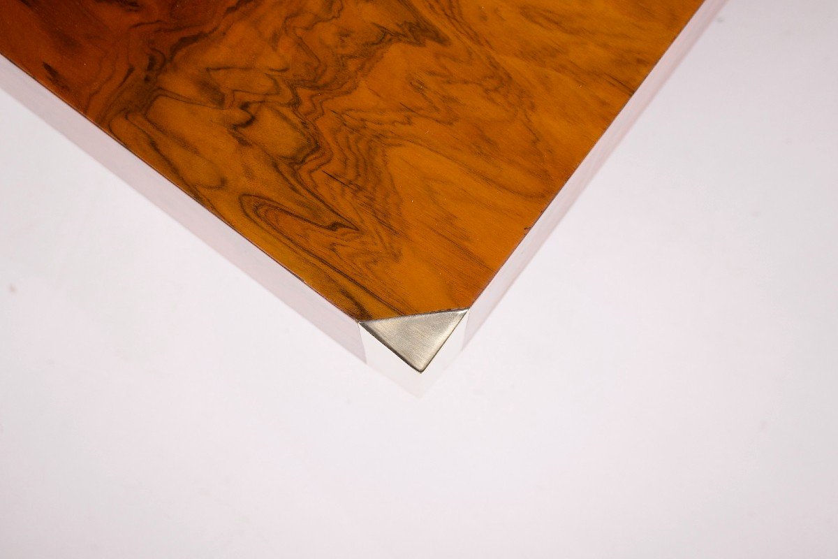 Grande Table Basse &ldquo;alveo&rdquo;, Willy Rizzo &amp; Mario Sabot.-photo-2