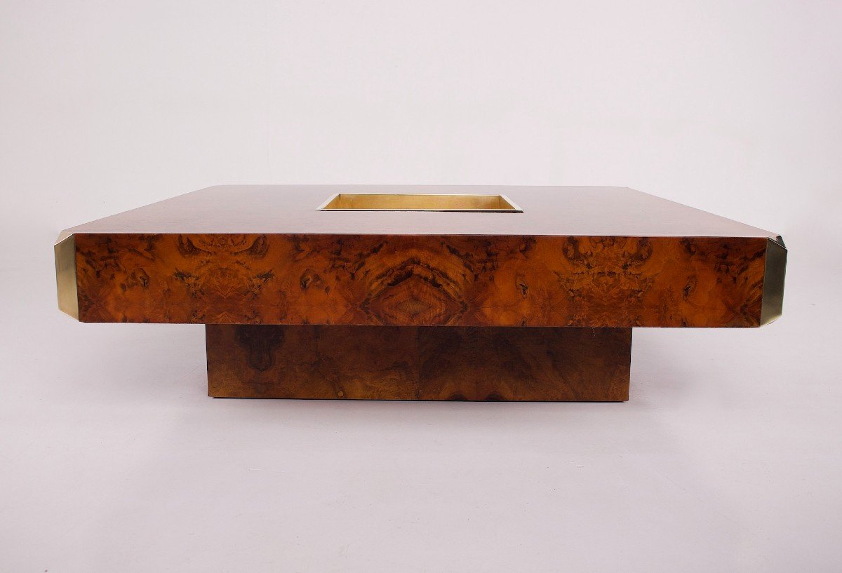 Large “alveo” Coffee Table, Willy Rizzo & Mario Sabot.-photo-6