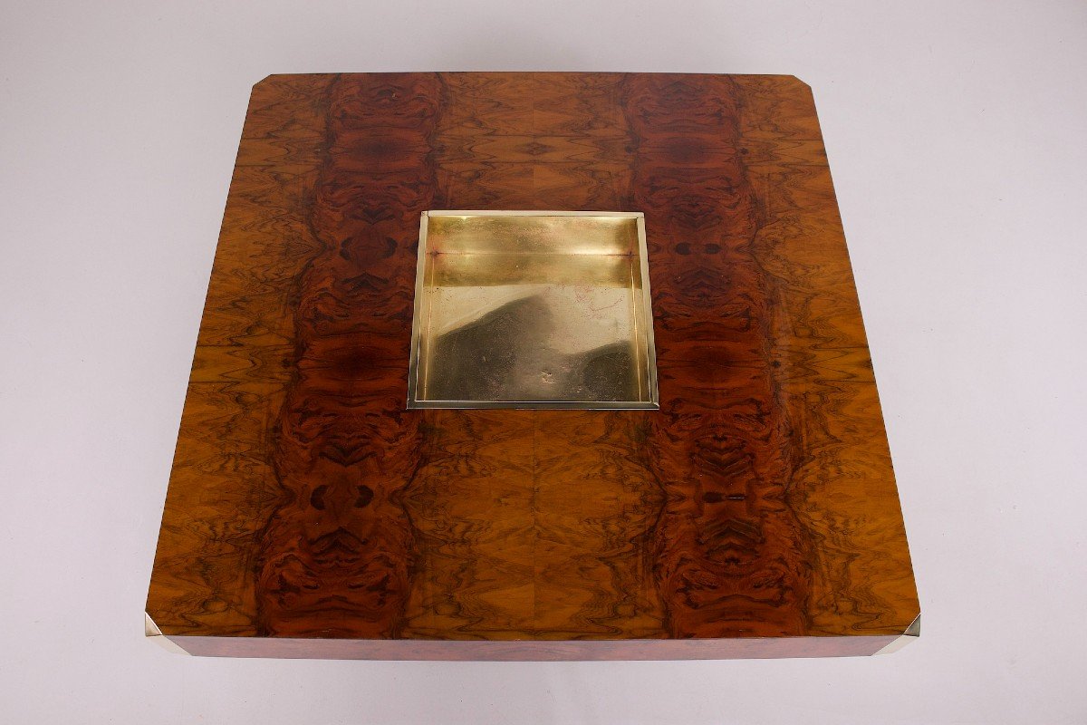 Large “alveo” Coffee Table, Willy Rizzo & Mario Sabot.-photo-7