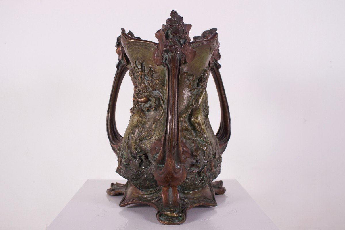 Large Art Nouveau Planter, Raphaël Charles Peyre.