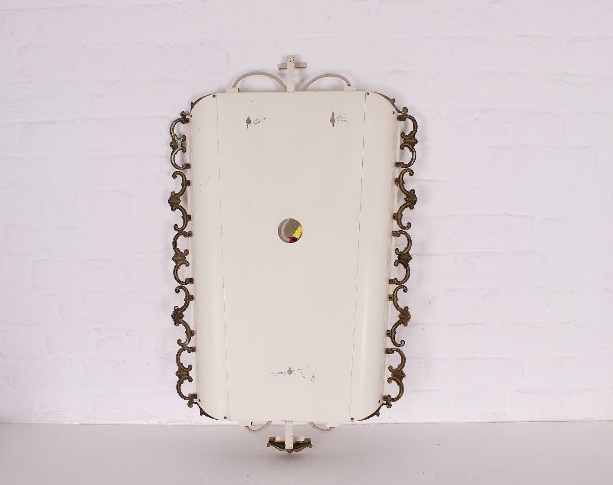 Neo-baroque Mirror Backlit 1950's.-photo-7