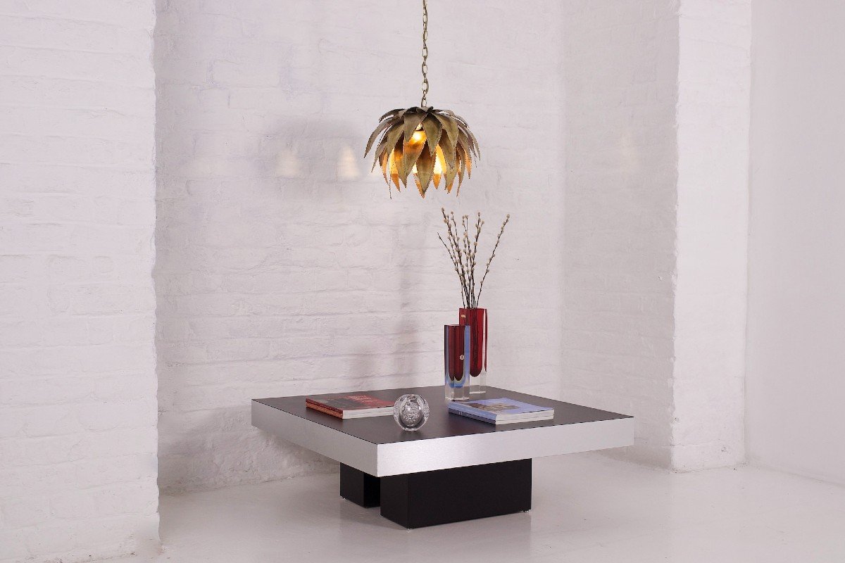 Agave Brass Pendant Light Maison Jansen-photo-3