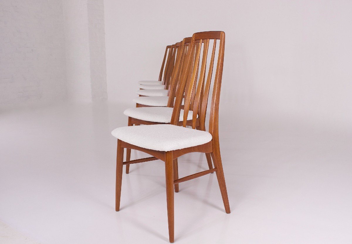 6 Chaises Eva Par Niels Koefoed-photo-2