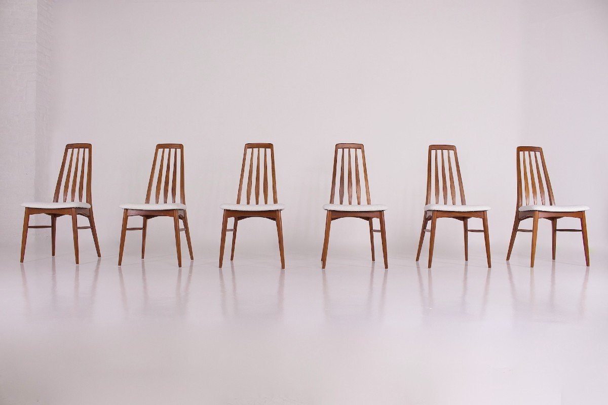 6 Chaises Eva Par Niels Koefoed-photo-4