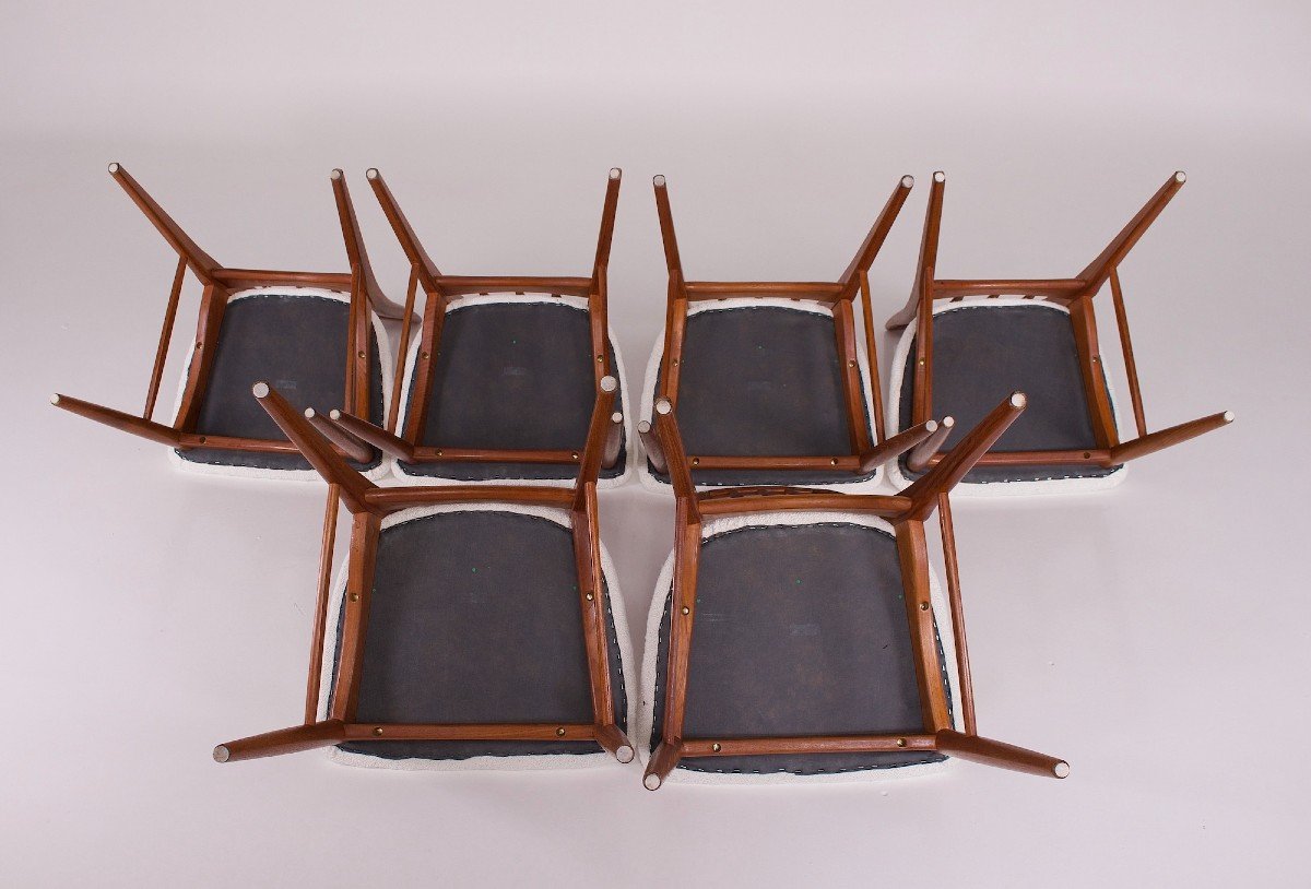 6 Chaises Eva Par Niels Koefoed-photo-4