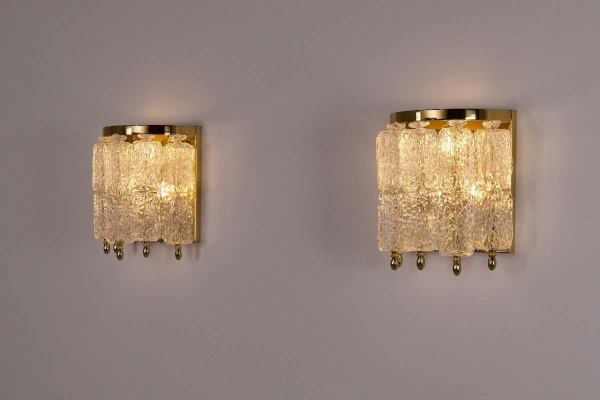 Pair Of Kalmar Wall Lights.