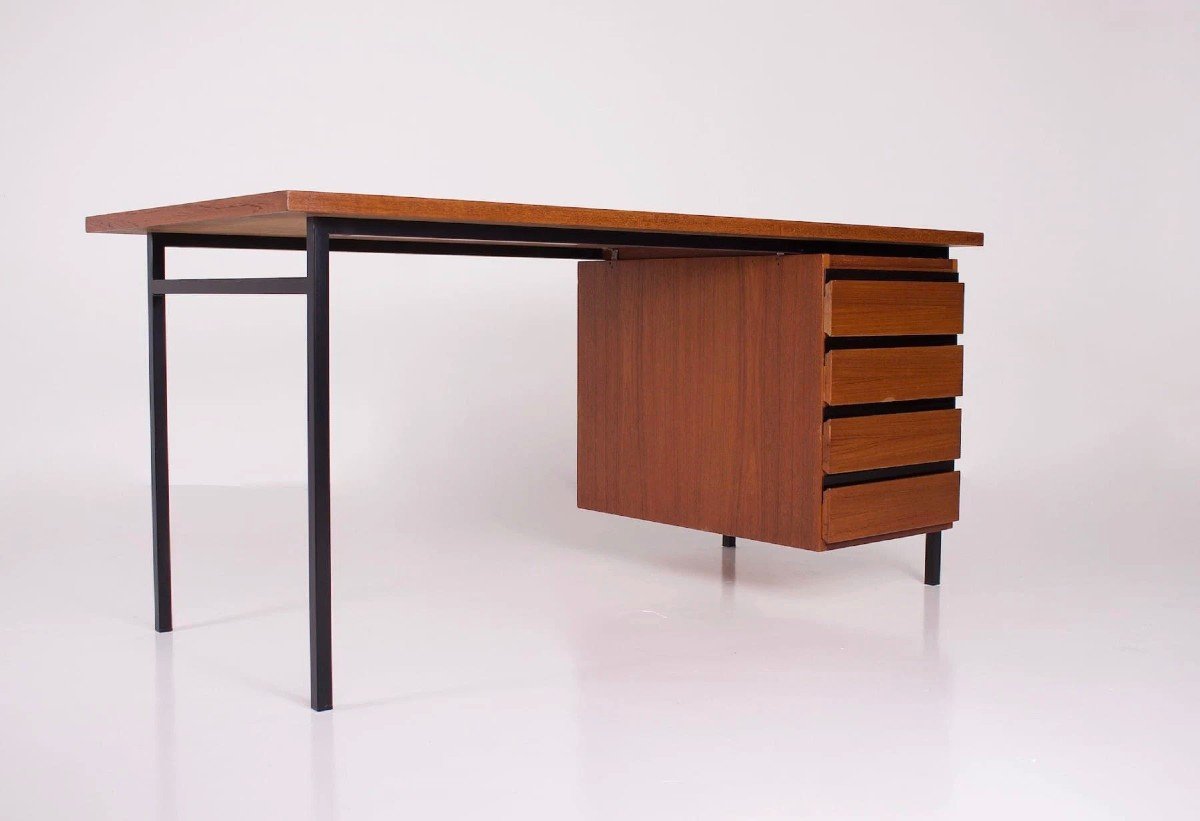 Modernist Teak Desk-photo-2