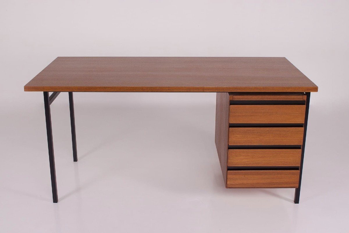 Modernist Teak Desk-photo-3