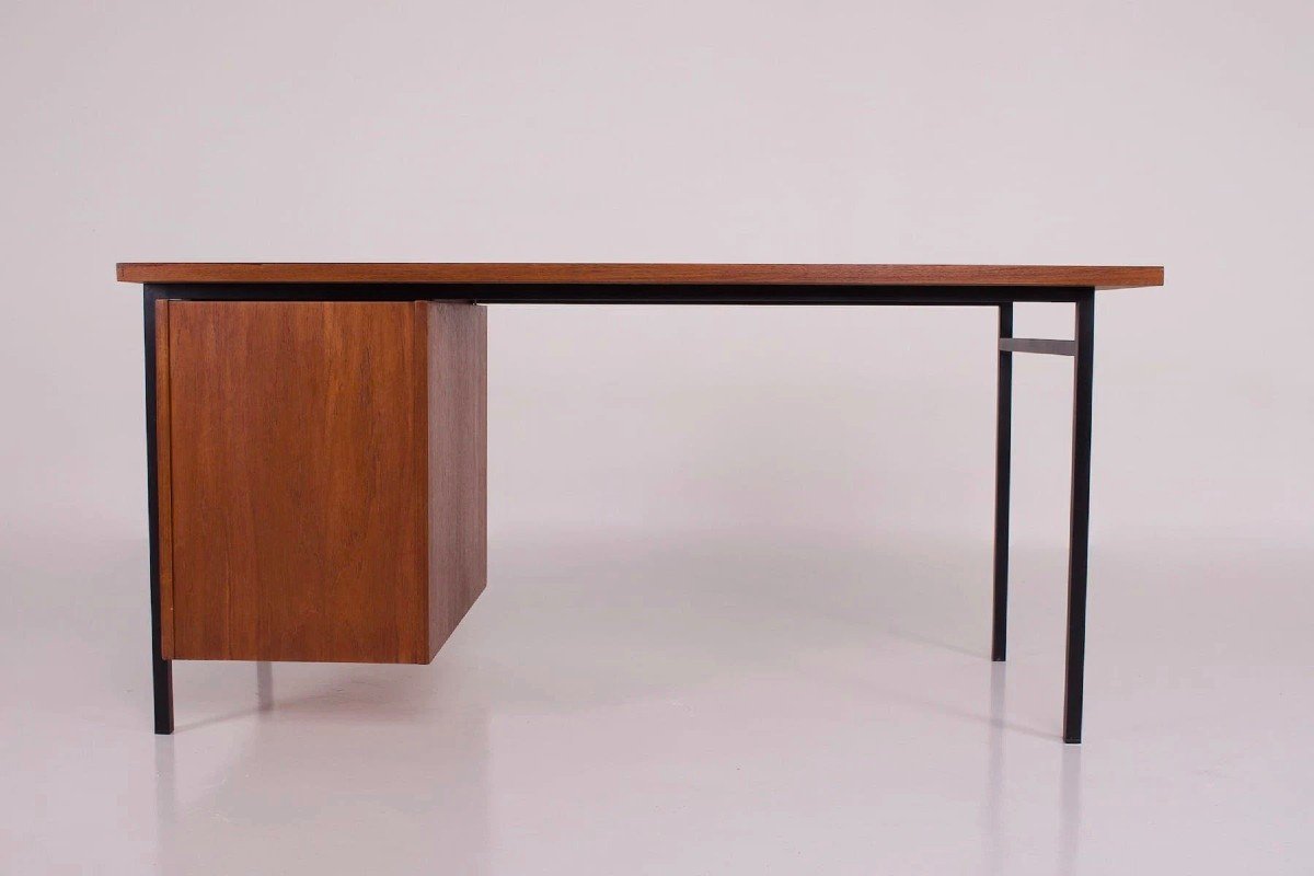 Modernist Teak Desk-photo-4