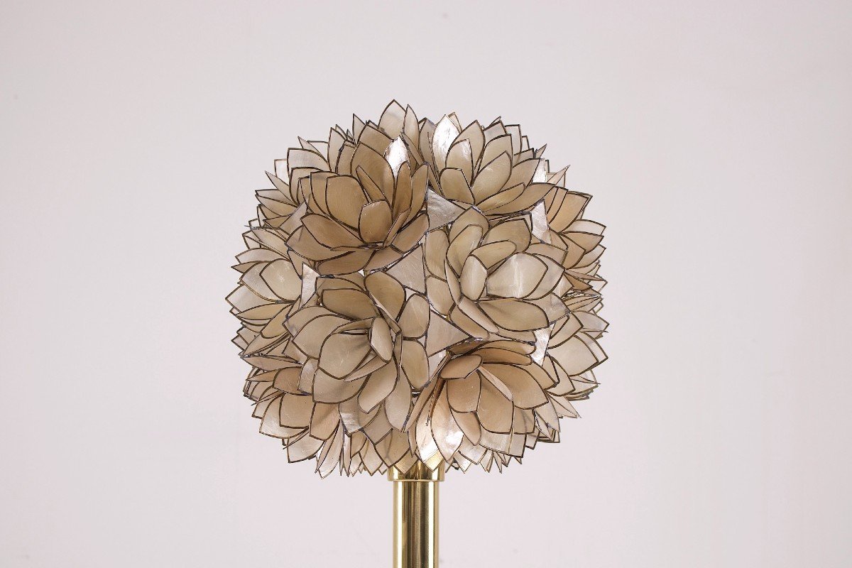 Mother-of-pearl Flower Lamp By Rausch-photo-1