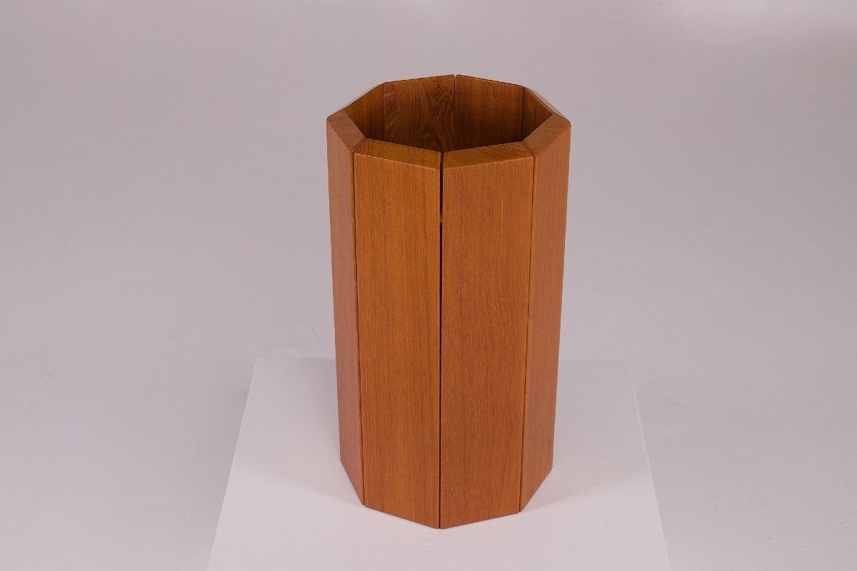 Teak Umbrella Stand By Kai Kristiansen-photo-4