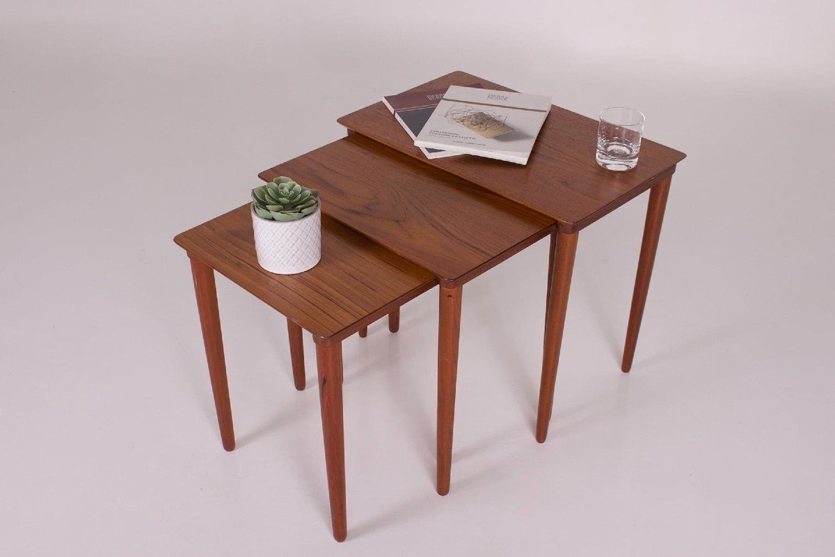 Danish Nesting Tables.-photo-3