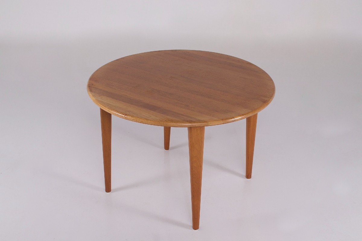 Table Basse Danoise Ronde-photo-3