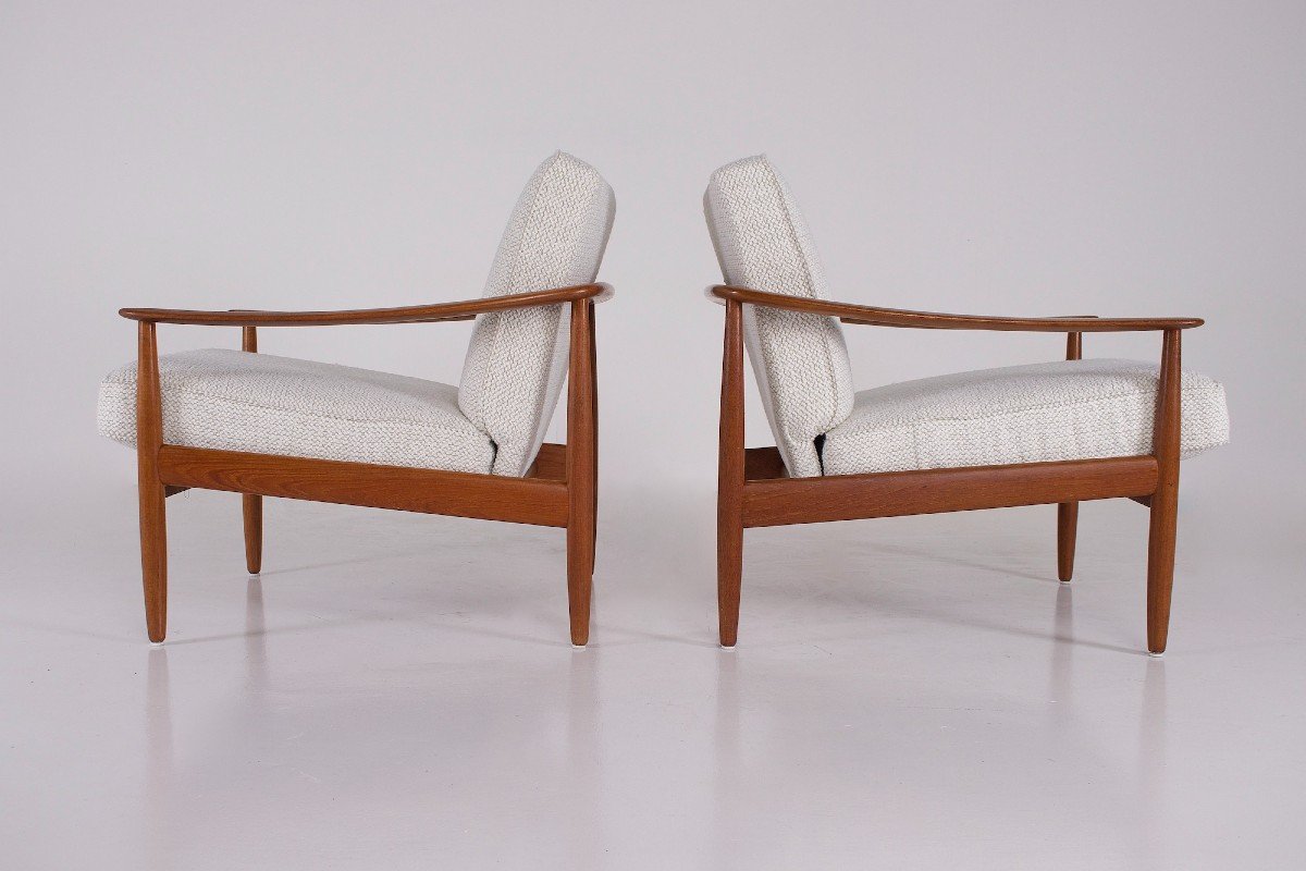 Pair Of Scandinavian Style Armchairs-photo-3