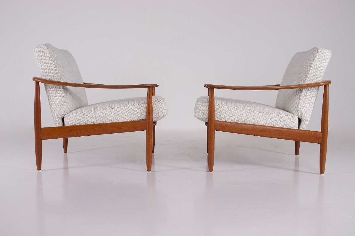 Pair Of Scandinavian Style Armchairs-photo-1