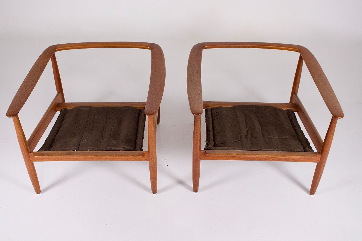 Pair Of Scandinavian Style Armchairs-photo-6