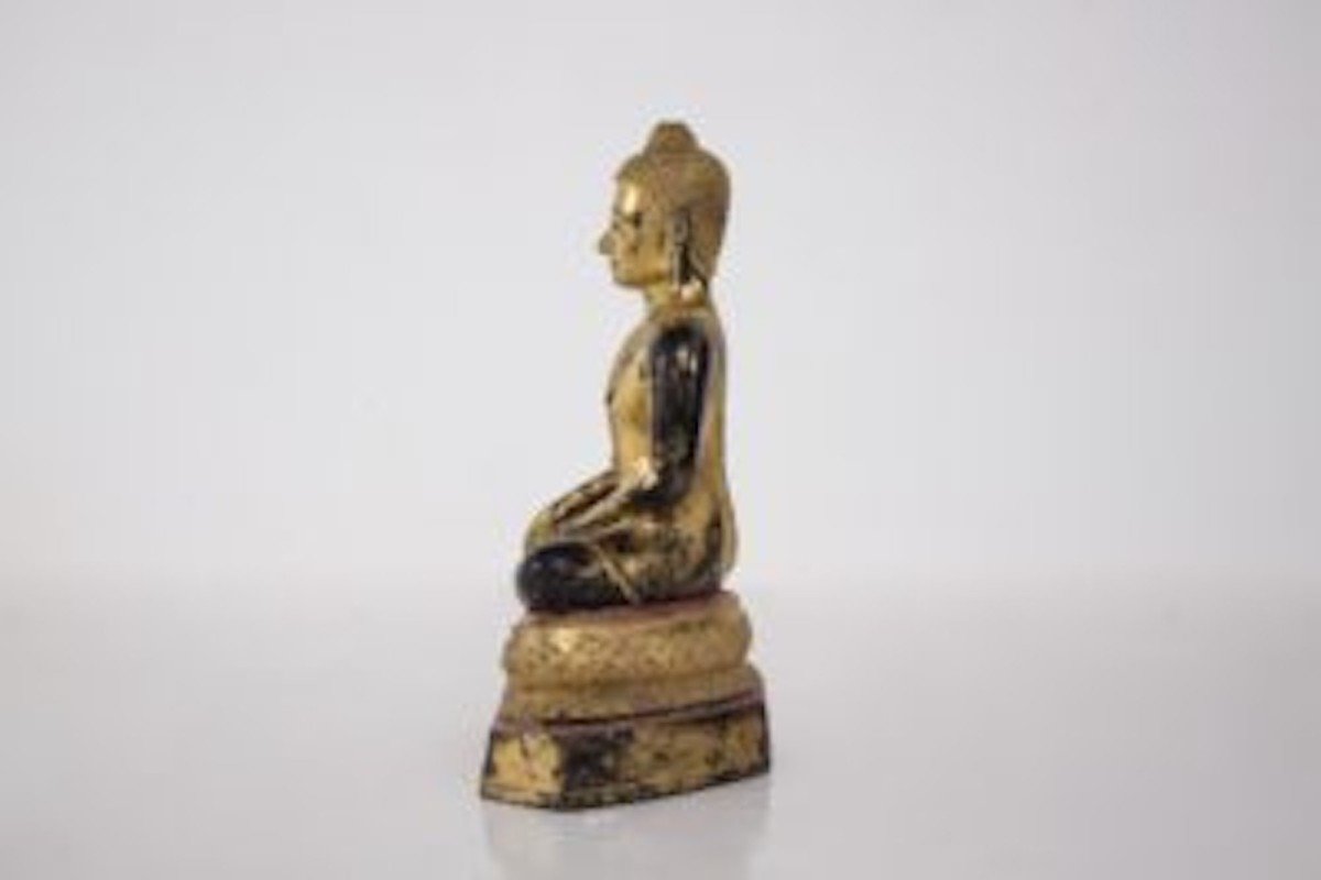 Large Maravijaya Bronze Rattanakosin Buddha (80cm)-photo-3