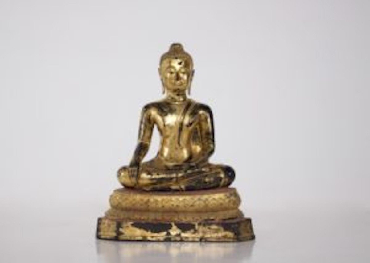 Large Maravijaya Bronze Rattanakosin Buddha (80cm)-photo-1