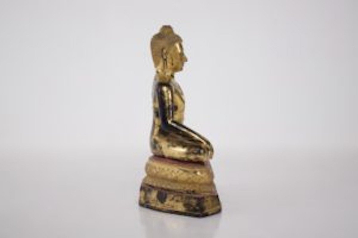 Large Maravijaya Bronze Rattanakosin Buddha (80cm)-photo-3