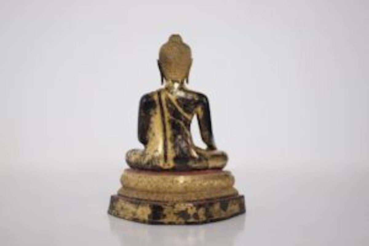 Large Maravijaya Bronze Rattanakosin Buddha (80cm)-photo-5