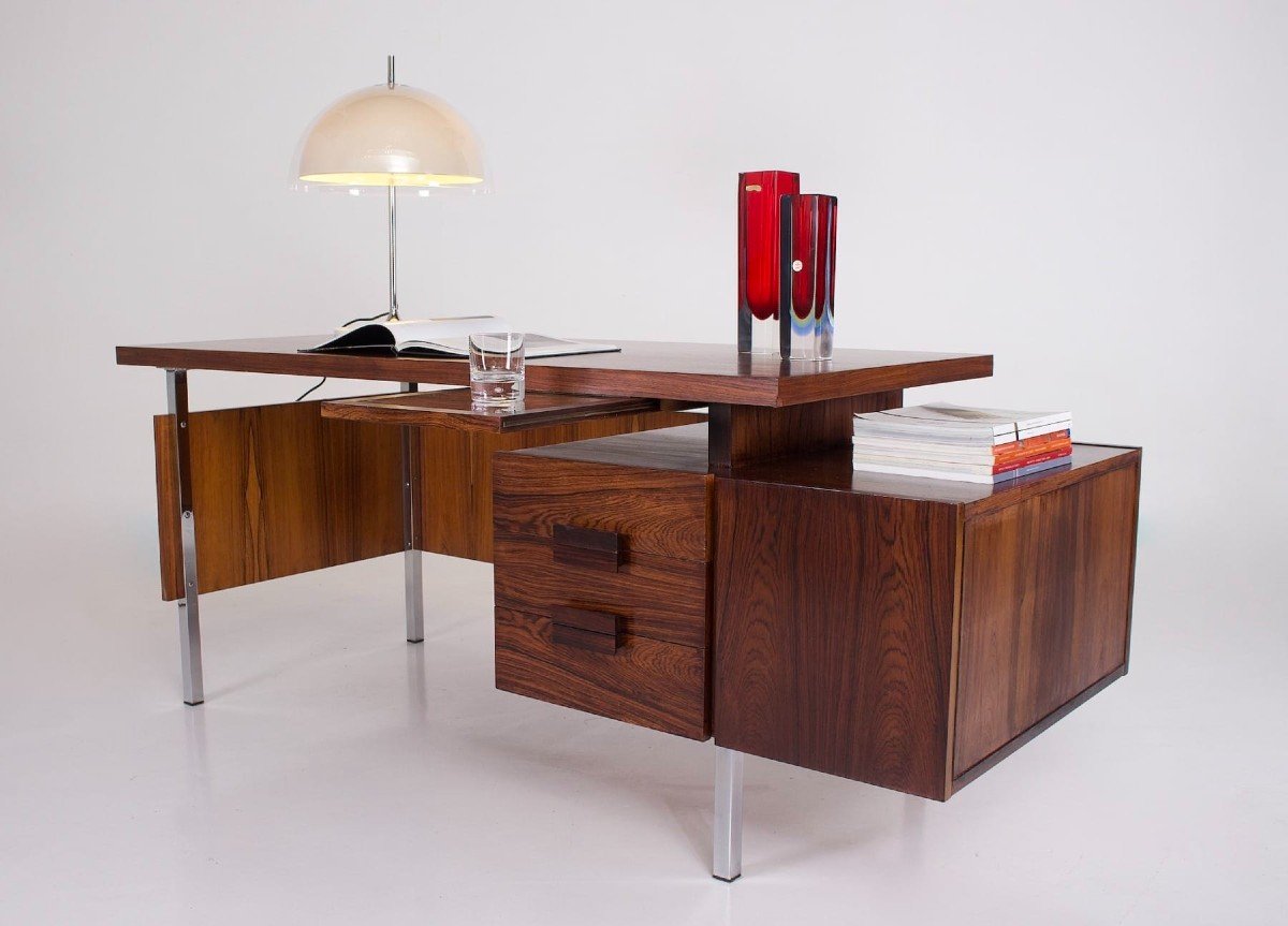 Bureau Minimaliste En Palissandre