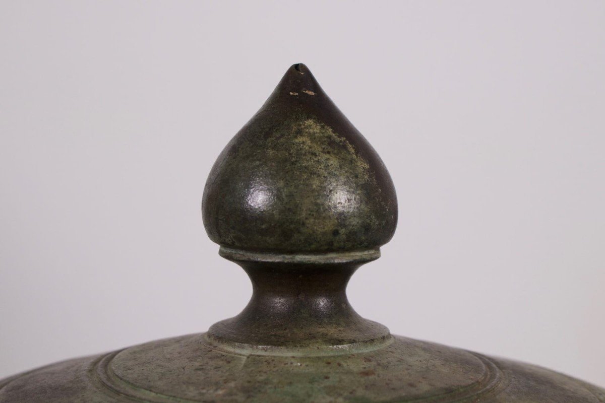 Bol Couvert Birman En Bronze Taungû / Nyaung-yan-photo-4