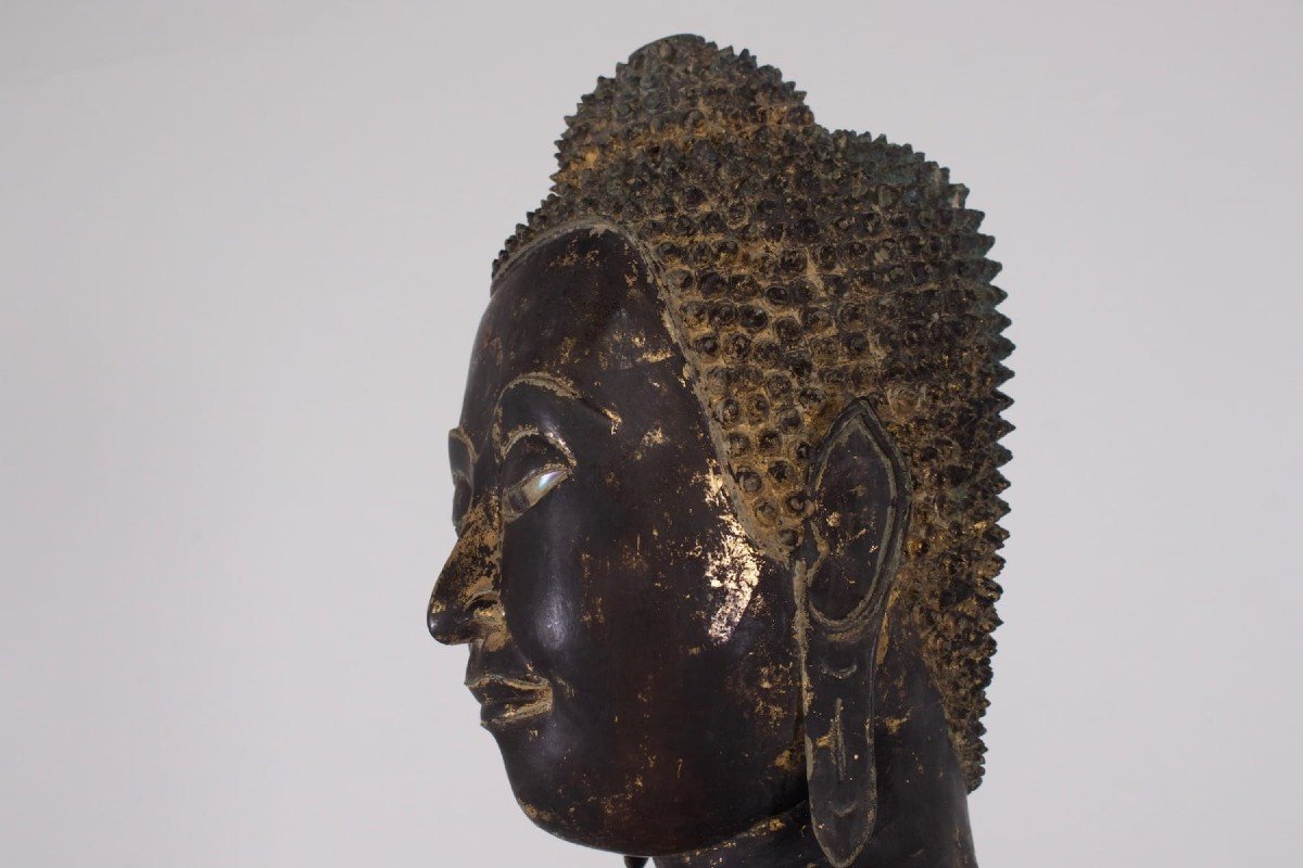 Grand Bouddha En Bronze, Rattanakosin (185cm)-photo-1