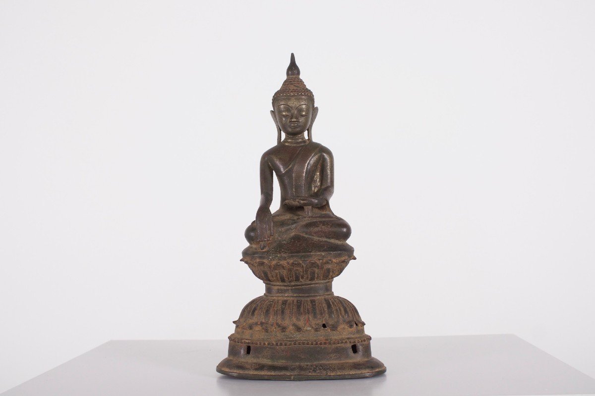 Bouddha En Bronze, Laos, 19ème Siècle