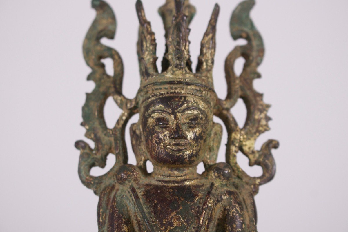 Bronze Adorned Buddha Jambupati.-photo-1