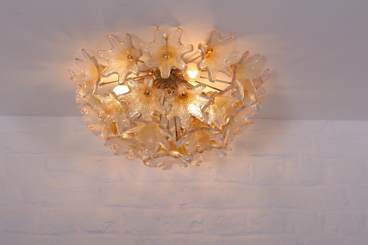 Sputnik 'flowerball' Ceiling Lamp Paolo Venini Murano-photo-2