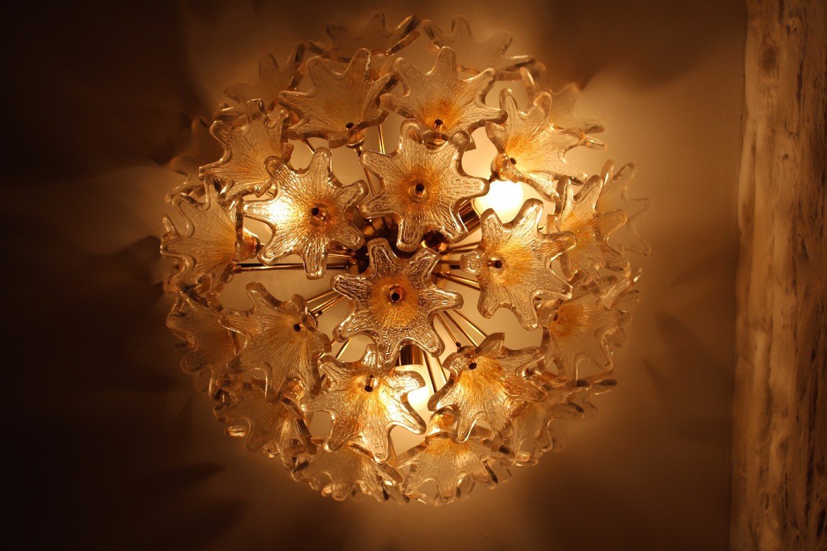 Sputnik 'flowerball' Ceiling Lamp Paolo Venini Murano-photo-6