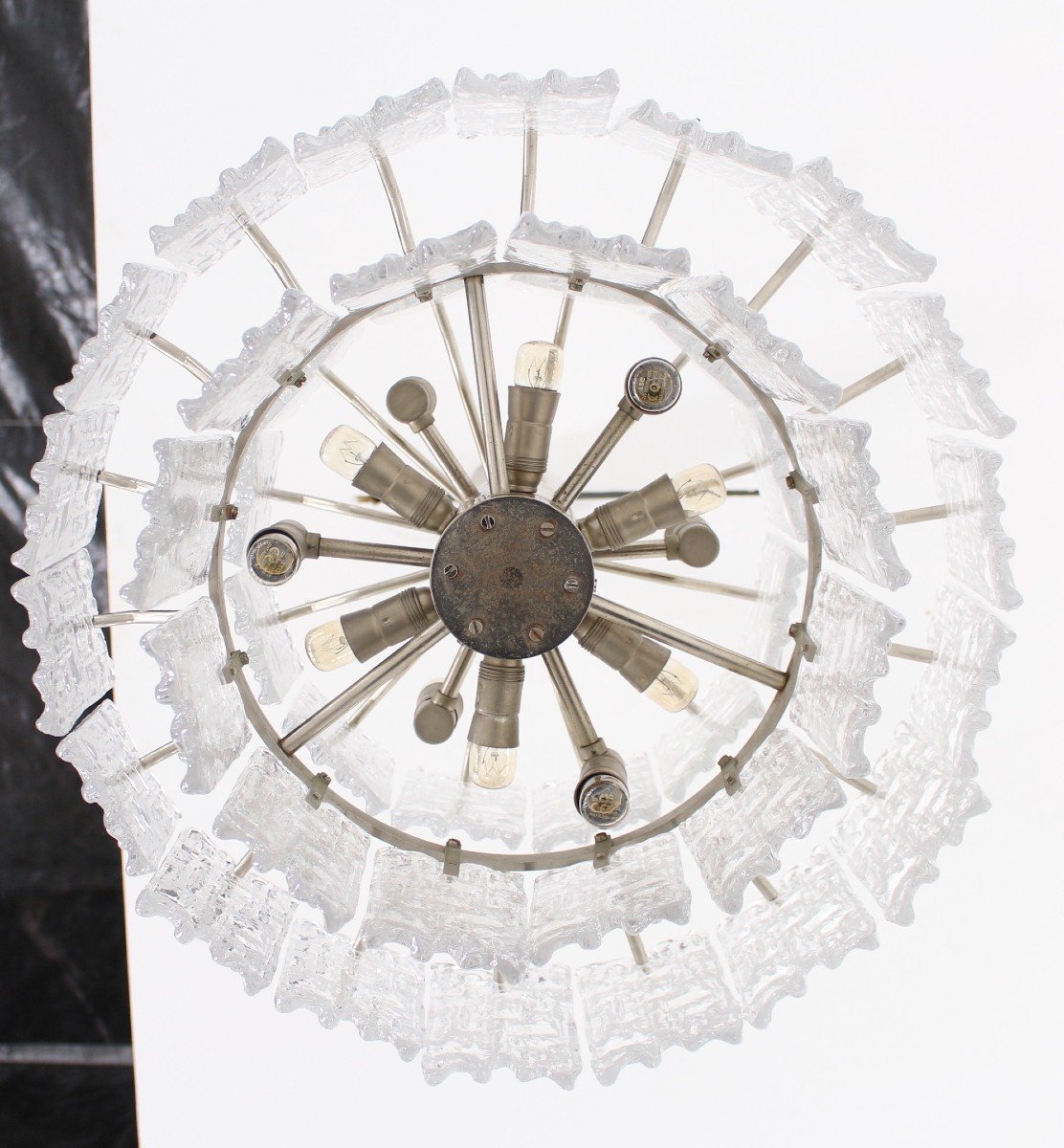 Jt Kalmar, “ice Glass” Chandelier-photo-4