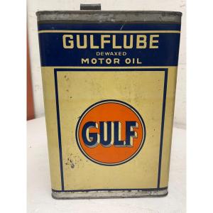 Gulflube Dewaxed Motor Oil Canister