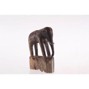 Carved Wooden Elephant