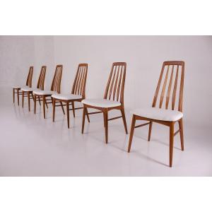 6 Chaises Eva Par Niels Koefoed