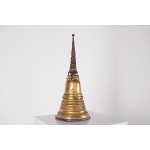 Stupa En Bronze, Thaïlande Siam