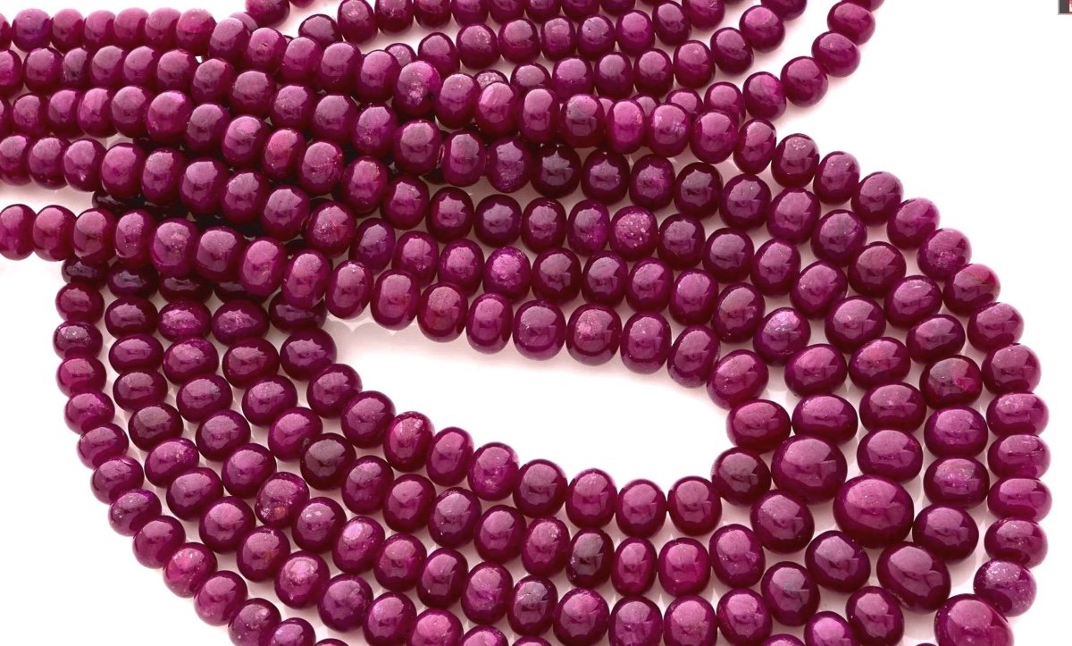 Collier de perles de rubis-photo-2