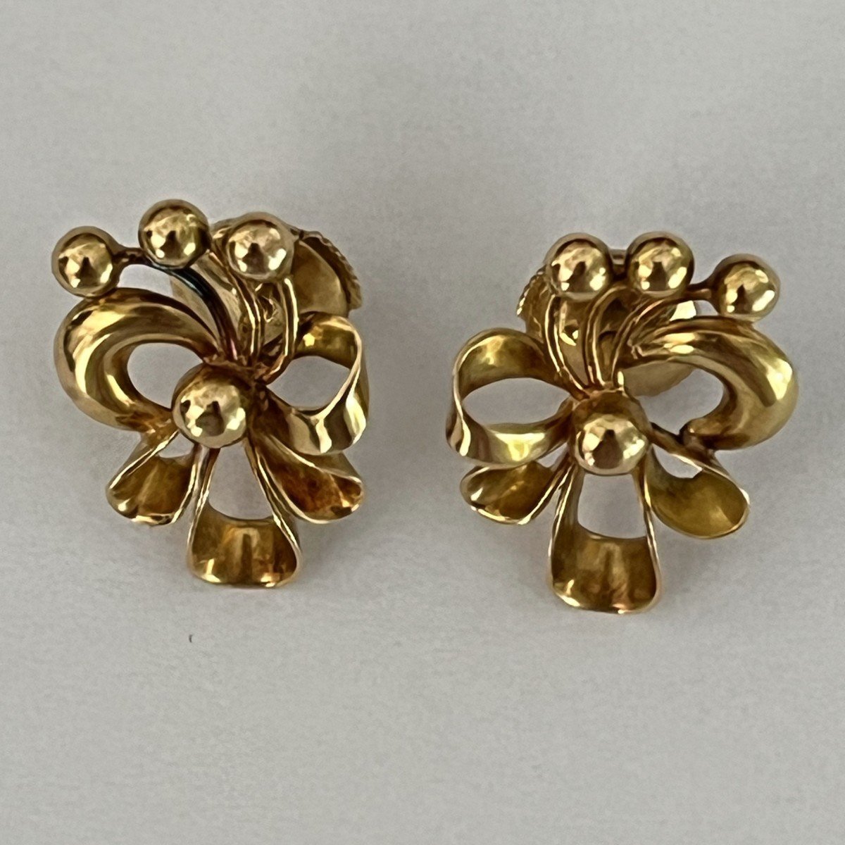 4339b– Boucles d'Oreilles Or Jaune