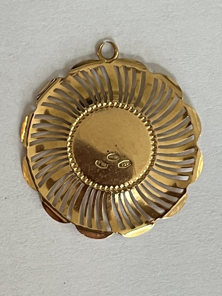 4671- Médaille Religieuse Or Jaune-photo-2