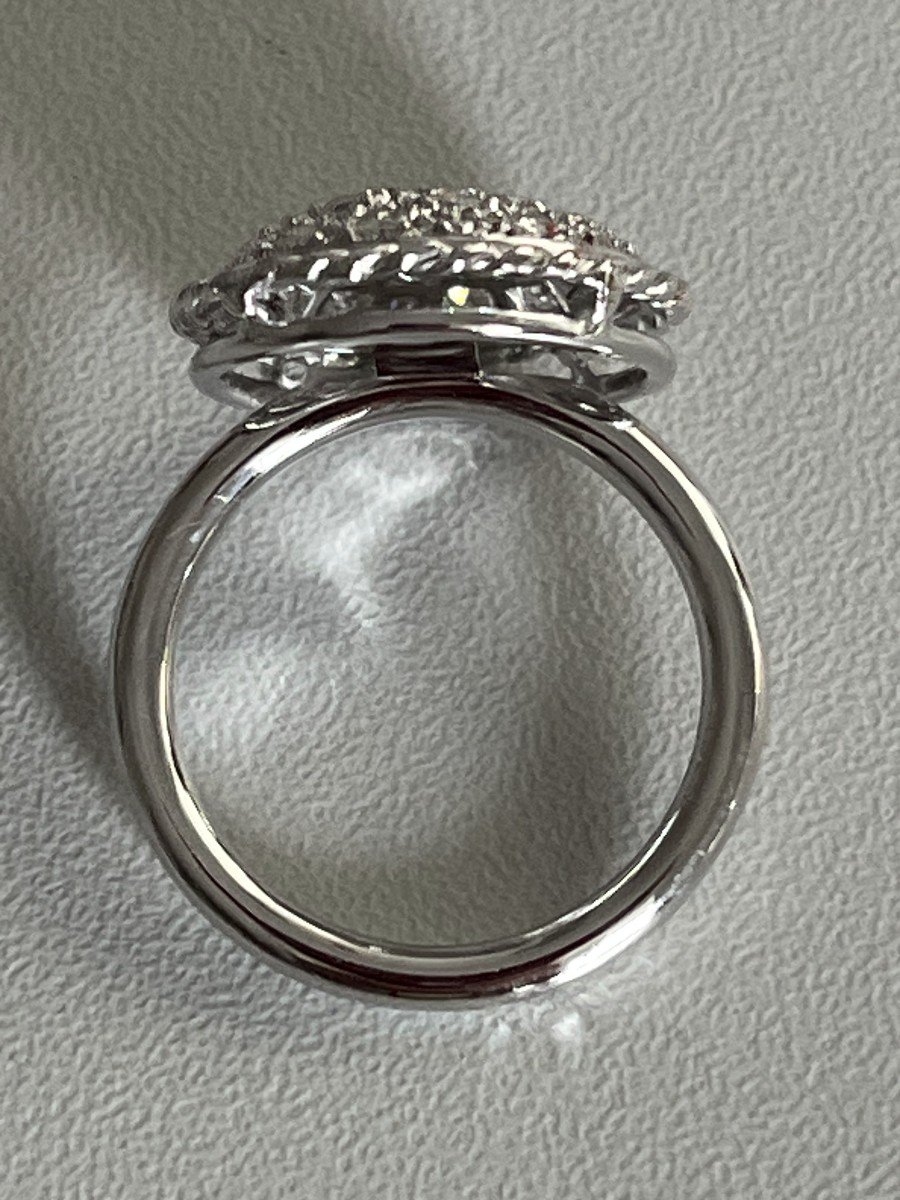 4788- White Gold Diamond Ring-photo-2