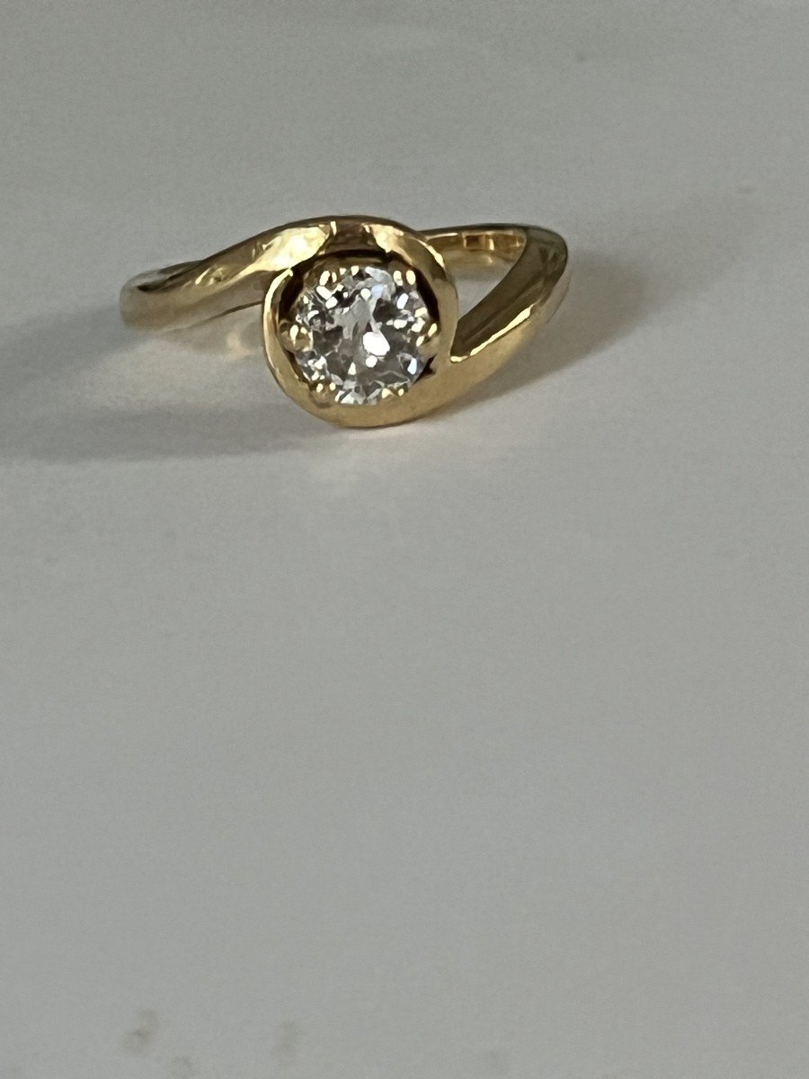 4593- 0.70 Ct Diamond Movement Ring-photo-1