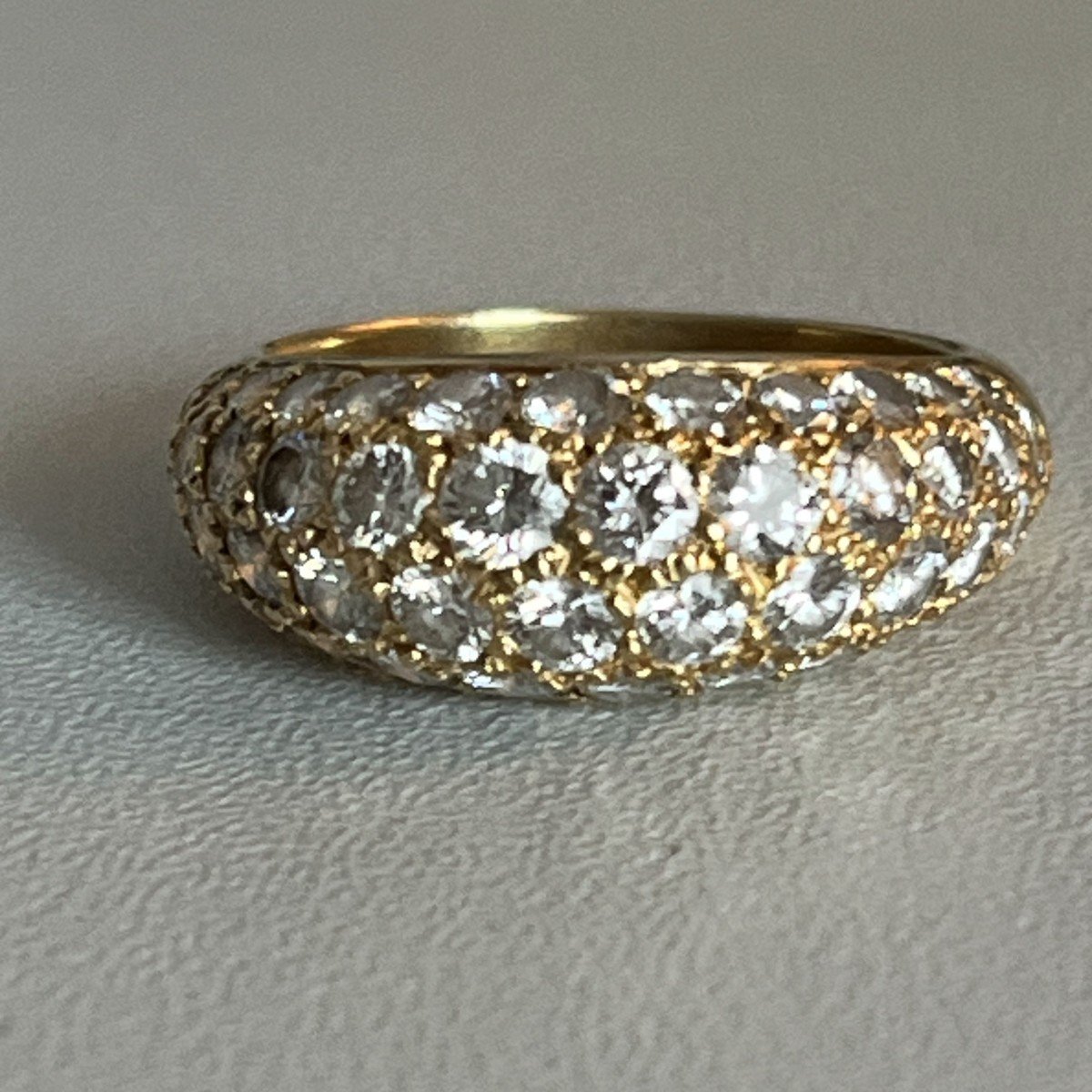 4960- Bry Paris Yellow Gold Diamond Ring