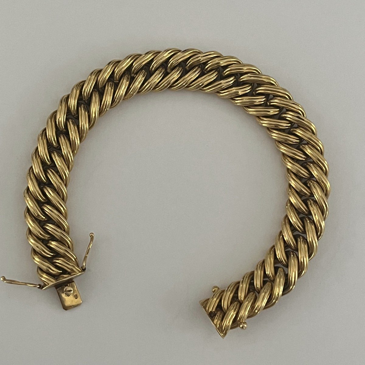 5405- 60 G Yellow Gold Ribbon Bracelet