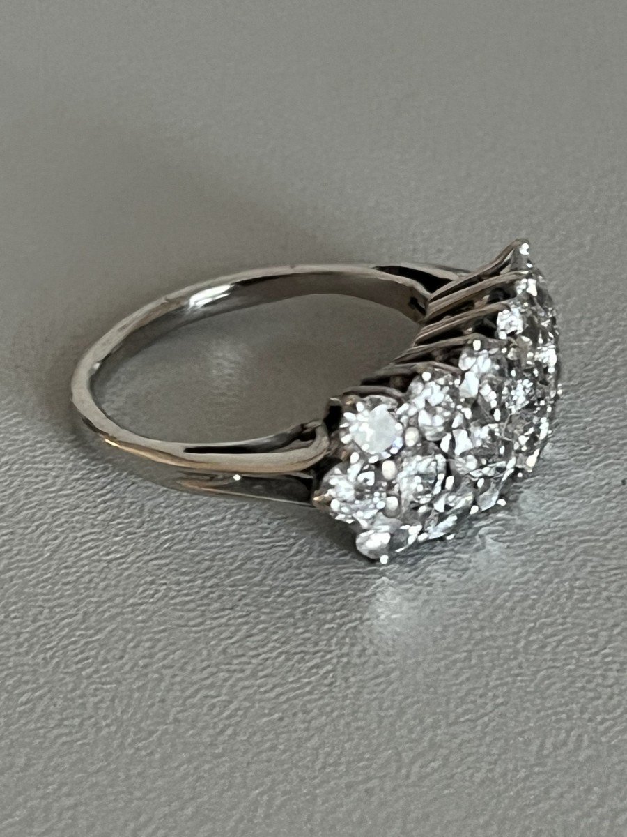 6127- White Gold Band Ring With Diamonds 2.30 Ct-photo-4