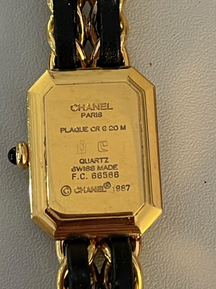 6176- Chanel "premiere" Watch Size M-photo-2