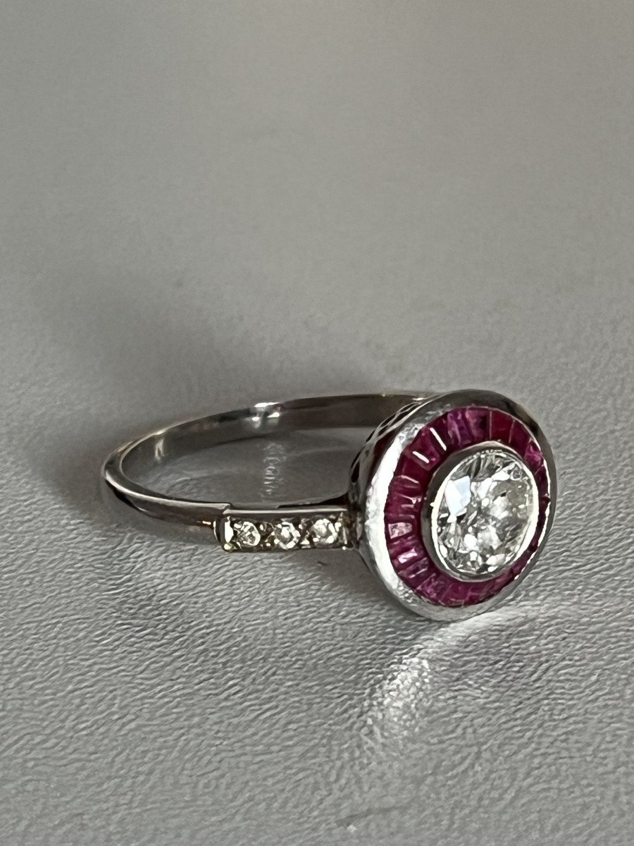 6357- Target Ring In White Gold, Diamonds, And Rubies-photo-3