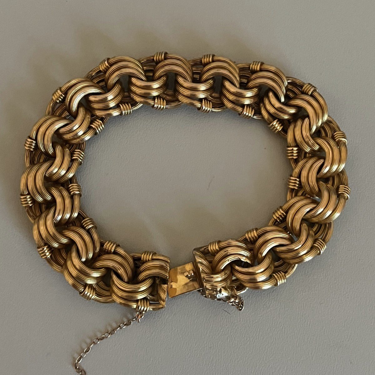 4808- Bracelet Souple Or Jaune 32 G